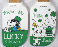 Snoopy St. Patrick's Day Irish Small Silicone Spatula With Wood Handle - snoopn4pnuts.com