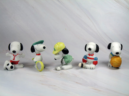 Snoopy Sports Miniature Porcelain Figurine - snoopn4pnuts.com