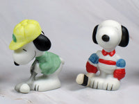 Snoopy Sports Miniature Porcelain Figurine - snoopn4pnuts.com