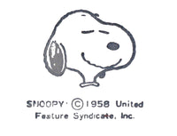 Snoopy Square Rubber Stamp