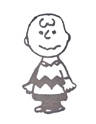 Snoopy Vintage Rubber Stamp With Wood Handle - Charlie Brown - snoopn4pnuts.com