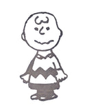 Snoopy Vintage Rubber Stamp With Wood Handle - Charlie Brown