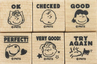 Peanuts Imported Rubber Stamps - Great For Teachers  (Sold Separately)