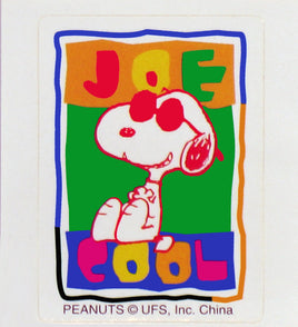 Snoopy Joe Cool Vintage Sticker - snoopn4pnuts.com