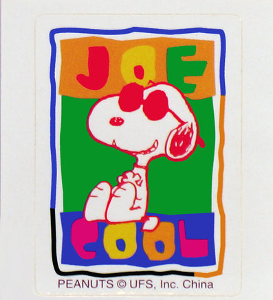 Snoopy Joe Cool Vintage Sticker - snoopn4pnuts.com