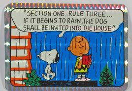 Peanuts Prismatic / Holographic Sticker - Stunning! RARE! - snoopn4pnuts.com