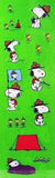 Snoopy and Woodstock Camping Stickers
