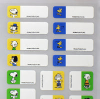Snoopy Index (Labeling) Stickers - snoopn4pnuts.com