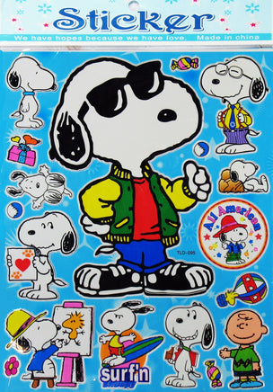 Peanuts Foil Sticker Set With Metallic Borders - ON SALE! - snoopn4pnuts.com