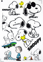 Snoopy Vinyl Indoor/Outdoor Sticker Set  (8 1/2