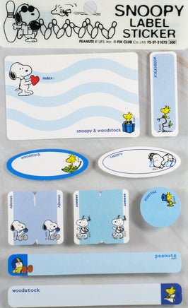 Snoopy Label Stickers - snoopn4pnuts.com