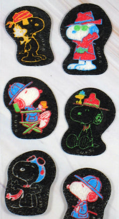 Peanuts Textured Stickers - Snoopy Personas - snoopn4pnuts.com