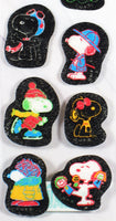 Peanuts Textured Stickers - Snoopy Personas - snoopn4pnuts.com