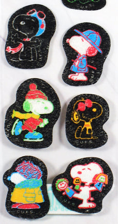 Peanuts Textured Stickers - Snoopy Personas - snoopn4pnuts.com