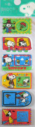 Peanuts Textured Stickers - Activities - snoopn4pnuts.com