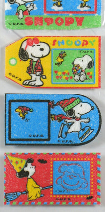 Peanuts Textured Stickers - Activities - snoopn4pnuts.com