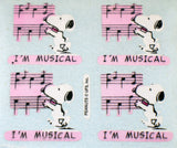 Peanuts Stickermagic Glossy Sticker Sheet - Great For Scrapbooking!