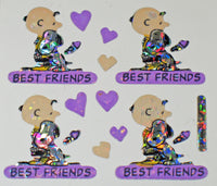 Peanuts Stickermagic Prismatic / Holographic Sticker Sheet - Great For Scrapbooking!