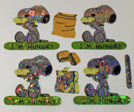 Peanuts Stickermagic Prismatic / Holographic Sticker Sheet - Great For Scrapbooking! - snoopn4pnuts.com