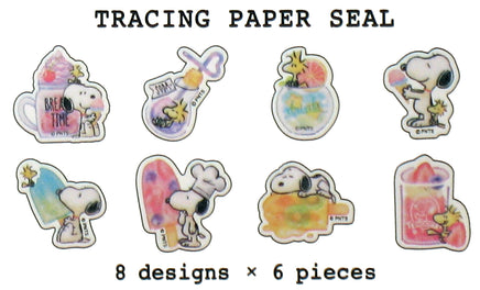 Snoopy Tracing Paper Sticker Set - Great For Scrapbooking! ON SALE! - snoopn4pnuts.com