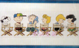 Peanuts Gang Counted Cross Stitch Kit - "Movie Stars"