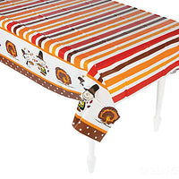 Peanuts Thanksgiving Reusable Plastic Table Cover