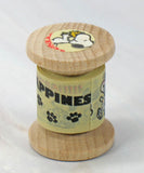 Snoopy Decorative Washi Masking Tape With Wood Spool - Happiness