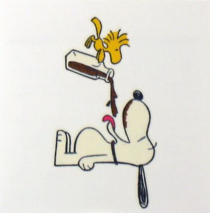 2011 Peanuts Temporary Tattoo American Milk Promotion - Snoopy and Woodstock - snoopn4pnuts.com