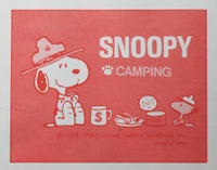 Snoopy Woven Vinyl Camping Tent Sheet (34" x 46") - snoopn4pnuts.com