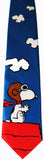 SNOOPY FLYING ACE Silk Neck Tie (FREE Gift Box!)