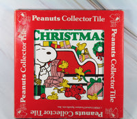 1978 Peanuts Vintage Stoneware Collector Tile - snoopn4pnuts.com