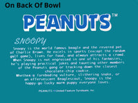 Snoopy and Woodstock Collectible Scalloped Metal Bowl / Serving Dish - snoopn4pnuts.com