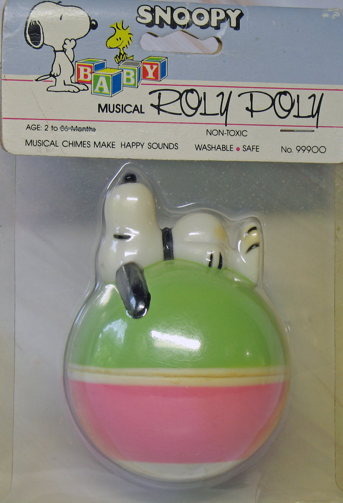 Snoopy Roly Poly Musical/Rattle Toy - Nice Musical Chimes Sound! (New ...