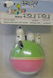 Snoopy Roly Poly Musical/Rattle Toy - Nice Musical Chimes Sound! (New But Near Mint)
