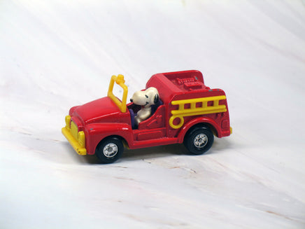 Snoopy Die - Cast Fire Truck (Near Mint) - snoopn4pnuts.com