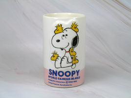 Snoopy Ceramic Vase With Raised Graphics - snoopn4pnuts.com
