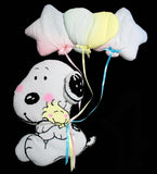 Lambs & Ivy Sleepytime Baby Snoopy Holding Balloons Padded Wall Hanging Decor (Near Mint)