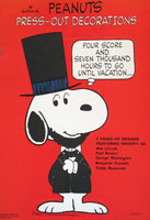 Peanuts Vintage Graduation Wall Decor Set (Full-Size Page Decorations) - RARE!