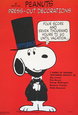 Peanuts Vintage Graduation Wall Decor Set (Full - Size Page Decorations) - RARE! - snoopn4pnuts.com