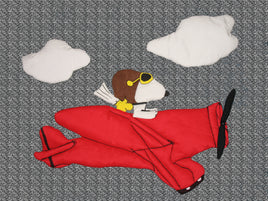 Snoopy Flying Ace Padded Wall Decor Set - snoopn4pnuts.com