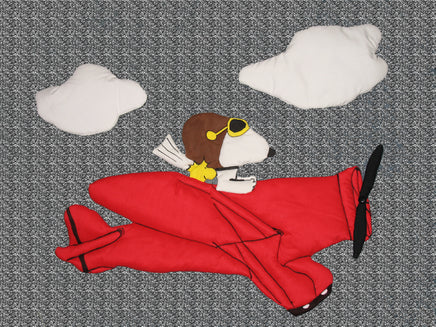 Snoopy Flying Ace Padded Wall Decor Set - snoopn4pnuts.com