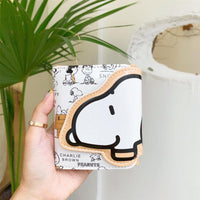 Snoopy Trifold Wallet With Removable Change Purse - snoopn4pnuts.com