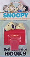 Snoopy Large Wall Hook (Discolored; Adhesive May Need Replaced Due To Age)