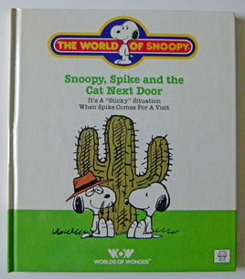 Worlds Of Wonder Snoopy Book - Snoopy, Spike and....  (*Book Only - No Tape Included)  - NEW BUT NEAR MINT