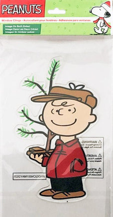 Charlie Brown Christmas Jelz Window Cling - Christmas Tree - snoopn4pnuts.com