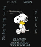 Snoopy Enamel Zipper Pull