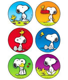 Snoopy 6 - Piece Sticker Set - snoopn4pnuts.com