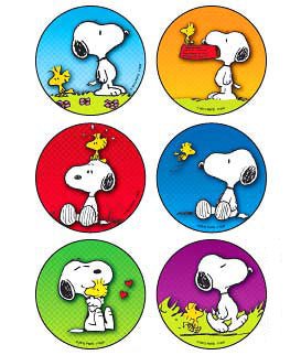 Snoopy 6 - Piece Sticker Set - snoopn4pnuts.com