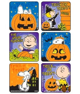 Peanuts Halloween 6 - Piece Sticker Set - snoopn4pnuts.com