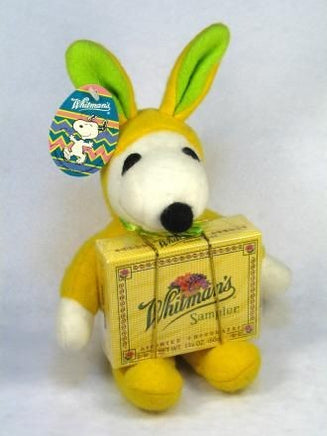 Snoopy Easter Bunny Plush Doll - Yellow (Candy Box Not Included)